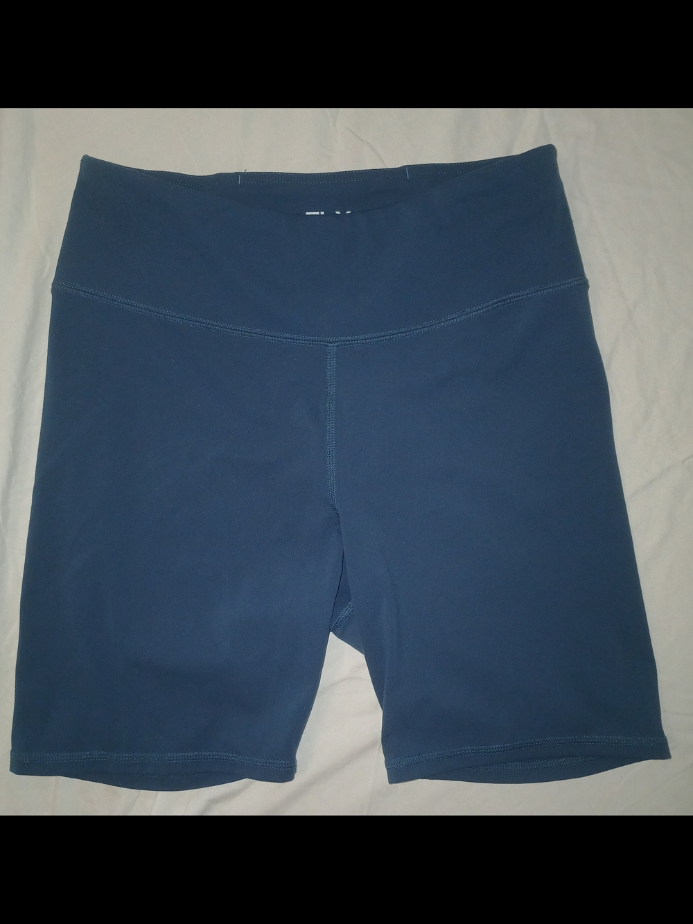 FLX High-Rise Navy Women's Bike Shorts